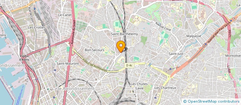 localisation de l'entreprise SUD ETANCHE 13 à MARSEILLE