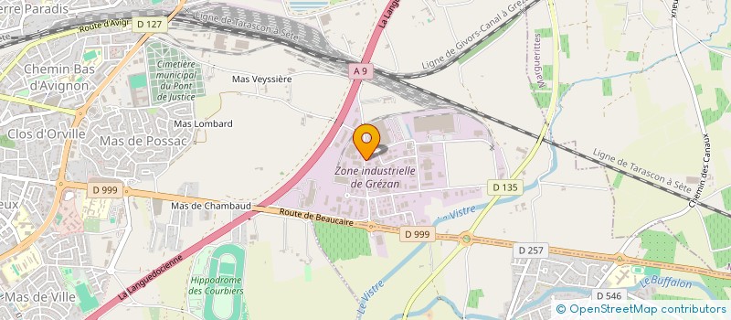 localisation de l'entreprise SUD ETANCHEITE à NIMES