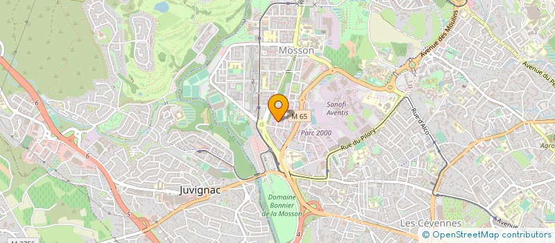 localisation de l'entreprise SUD ETUDES ET DIAGNOSTIC D'OUVRAGES D'ART à MONTPELLIER
