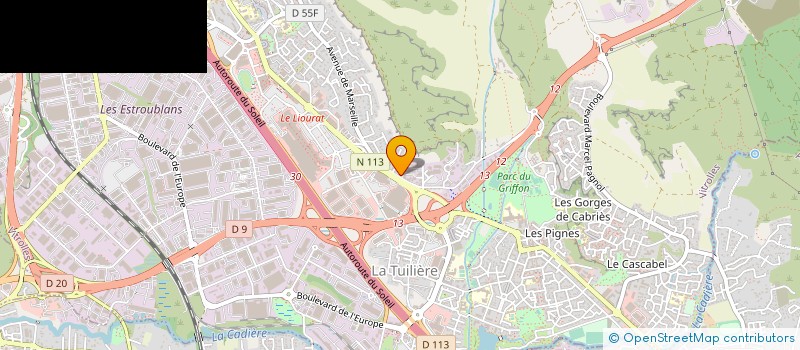 localisation de l'entreprise SUD ETUDES REALISATIONS à VITROLLES