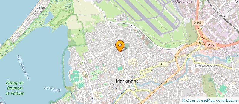 localisation de l'entreprise SUD EVOLUTION  MARIGNANE