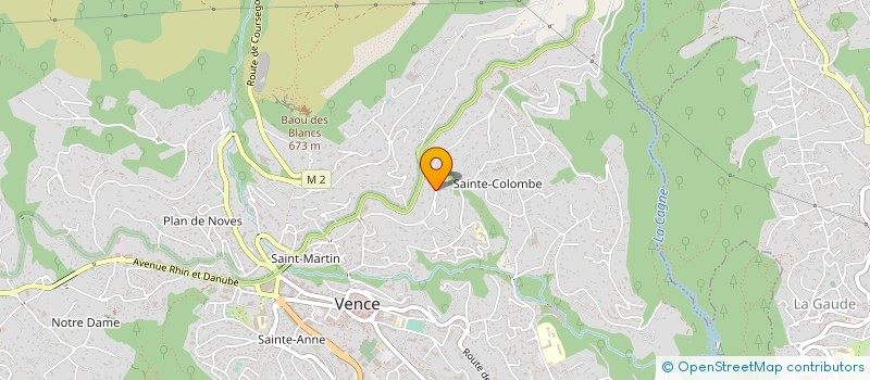localisation de l'entreprise SUD-EXE SARL à VENCE