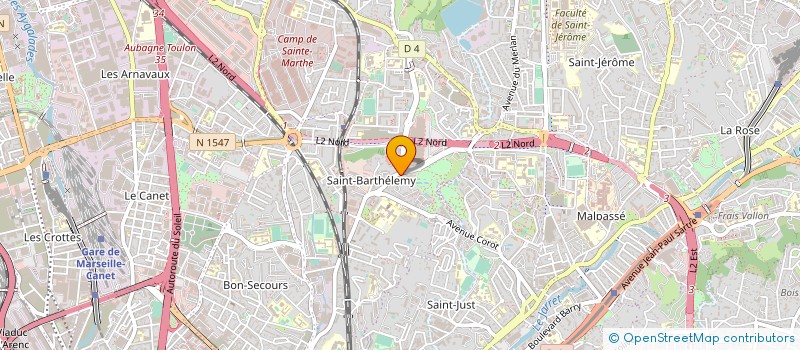 localisation de l'entreprise SUD EXPRESS  MARSEILLE