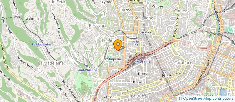 localisation de l'entreprise SUD FIBRE à NICE