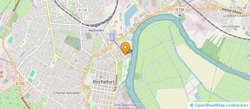 localisation de l'entreprise SUD FISH  ROCHEFORT