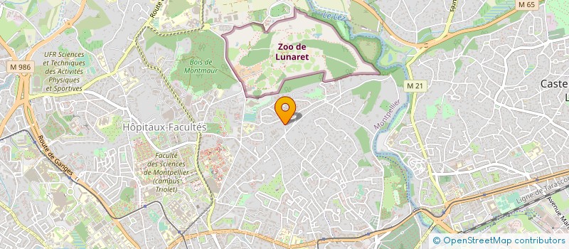 localisation de l'entreprise SUD FONCIER à MONTPELLIER