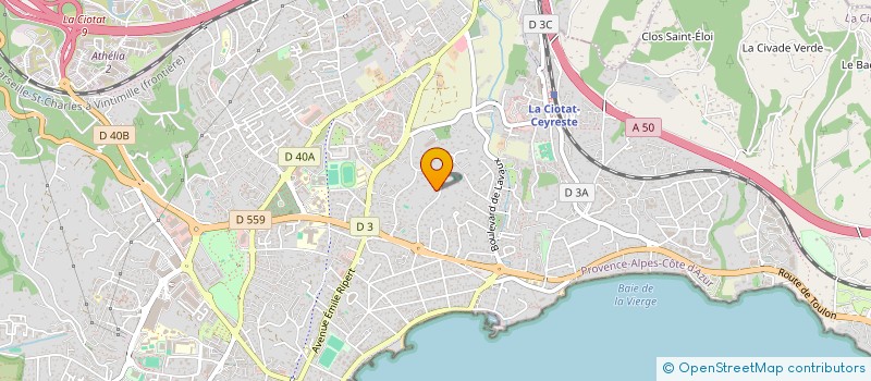 localisation de l'entreprise SUD FONCIER AMENAGEMENT à LA CIOTAT