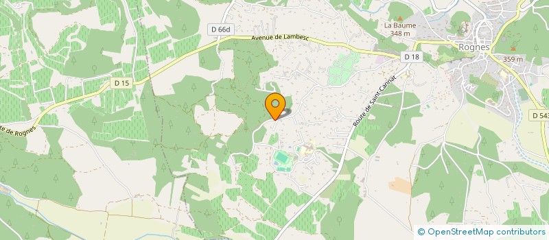 localisation de l'entreprise SUD FONCIERE  ROGNES