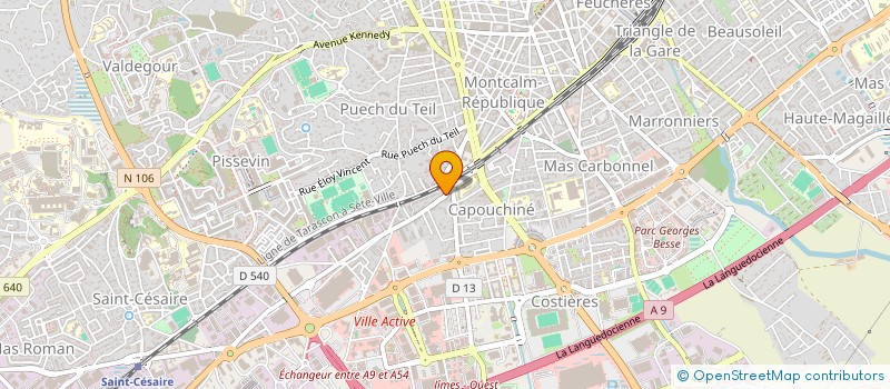 localisation de l'entreprise SUD FOOD DISTRIBUTION à NIMES
