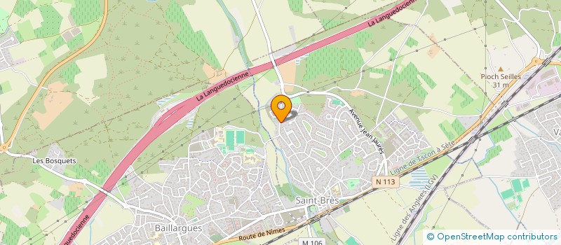 localisation de l'entreprise SUD FORMATION  SAINT-BRES