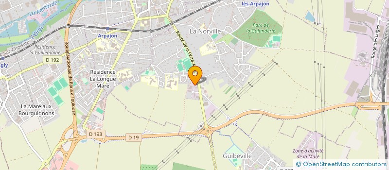 localisation de l'entreprise SUD FROID DMS à LA NORVILLE