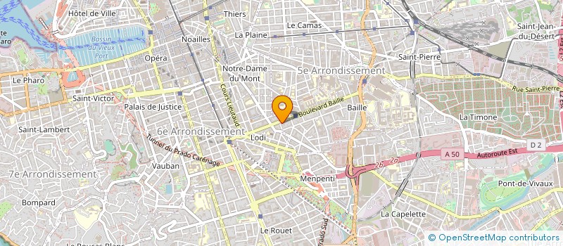 localisation de l'entreprise SUD FUNERAIRE à MARSEILLE