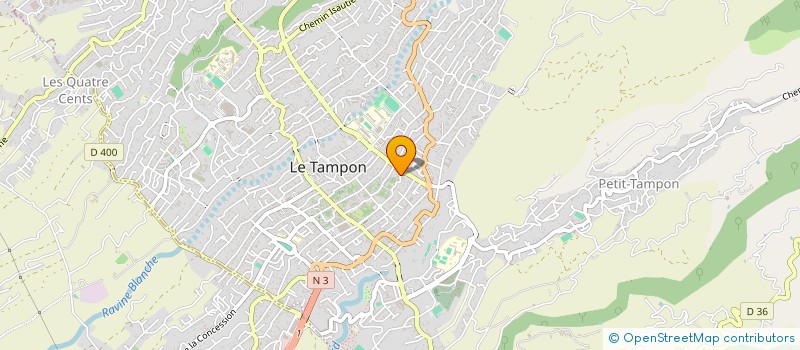 localisation de l'entreprise SUD GARAGE POIDS LOURDS EURL à LE TAMPON