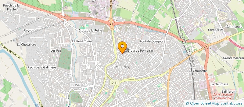 localisation de l'entreprise SUD-GEO à BEZIERS