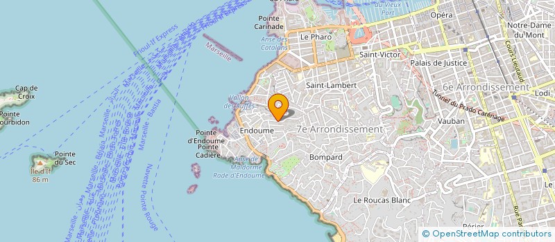 localisation de l'entreprise SUD GRAFIC SARL à MARSEILLE