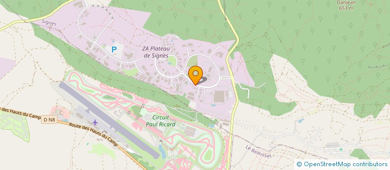 localisation de l'entreprise SUD GRAND PRIX  SIGNES