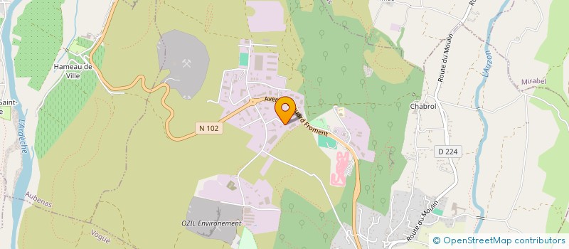 localisation de l'entreprise SUD GRUES SERVICES  LAVILLEDIEU