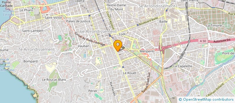 localisation de l'entreprise SUD-GT1 à MARSEILLE