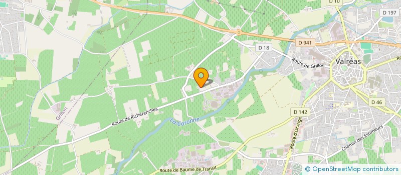 localisation de l'entreprise SUD HABITAT à VALREAS