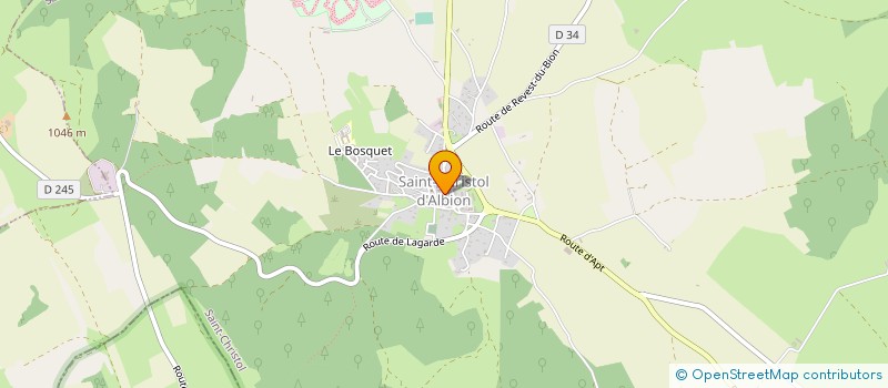 localisation de l'entreprise SUD HARMONY  SAINT-CHRISTOL