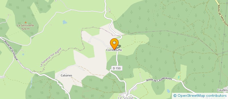 localisation de l'entreprise SUD HORTIFLOR  LE SOULIE