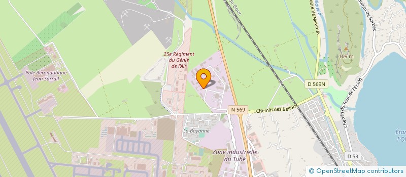 localisation de l'entreprise SUD HYGIENE PROPRETE à ISTRES