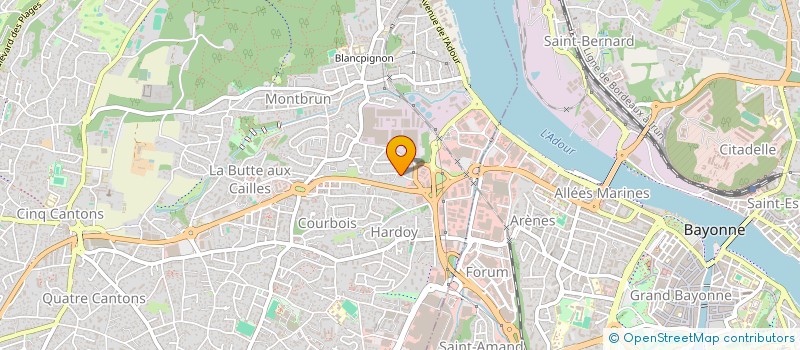 localisation de l'entreprise SUD-IM SARL à ANGLET