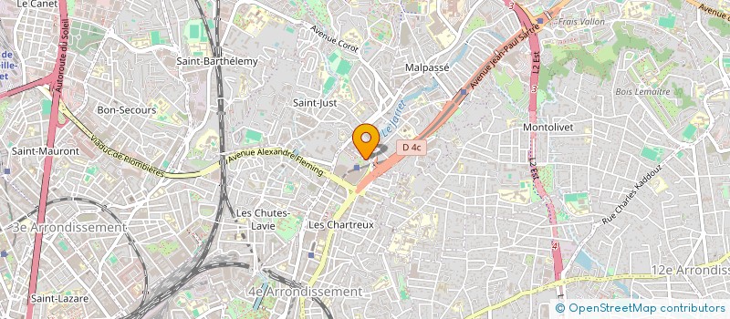 localisation de l'entreprise SUD IMMO 13 à MARSEILLE