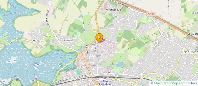 localisation de l'entreprise SUD IMMO  LA BAULE-ESCOUBLAC