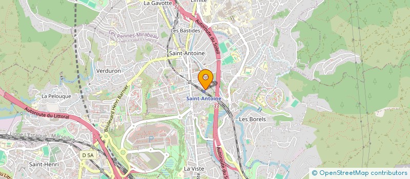 localisation de l'entreprise SUD IMMO INVEST à MARSEILLE