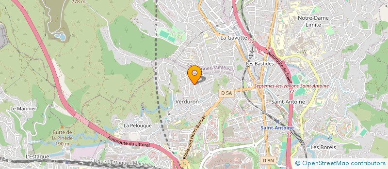 localisation de l'entreprise SUD IMMO PATRIMOINE à MARSEILLE