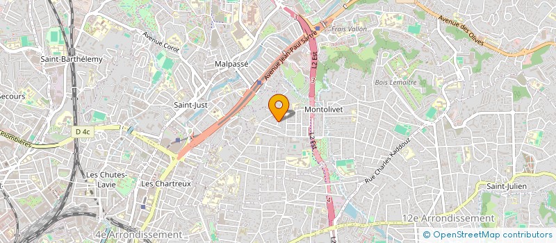 localisation de l'entreprise SUD IMMOBAT à MARSEILLE