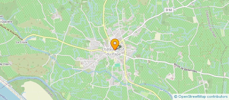 localisation de l'entreprise SUD IMMOBILIER à CHATEAUNEUF-DU-PAPE