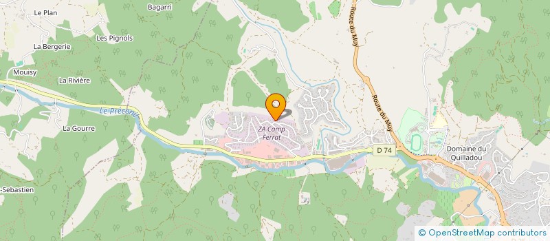 localisation de l'entreprise SUD IMMOBILIER à SAINTE-MAXIME