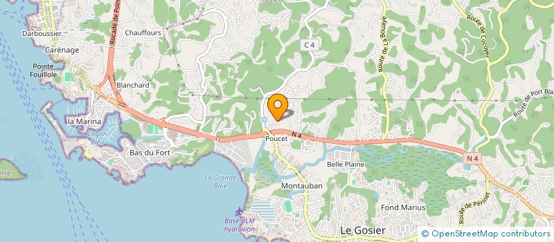 localisation de l'entreprise SUD'IMO à LE GOSIER