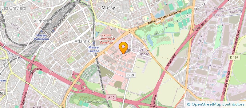 localisation de l'entreprise SUD IMPRIM à MASSY