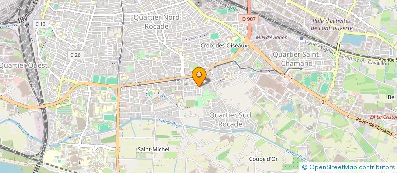 localisation de l'entreprise SUD IN VTC  AVIGNON