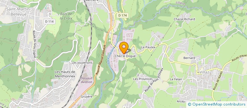 localisation de l'entreprise SUD INDUSTRIE SERVICE à VILLAZ