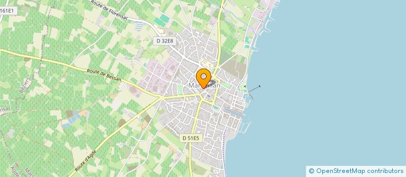 localisation de l'entreprise SUD INFORMATIQUE à MARSEILLAN