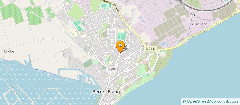 localisation de l'entreprise SUD INNOV à BERRE-L'ETANG
