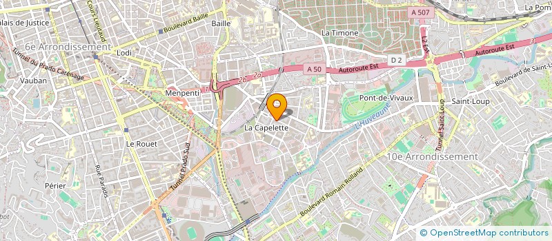 localisation de l'entreprise SUD INTERN DEVELOPP PROSPEC ORGANISATION à MARSEILLE