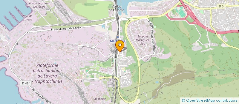 localisation de l'entreprise SUD INVEST 2.0  MARTIGUES