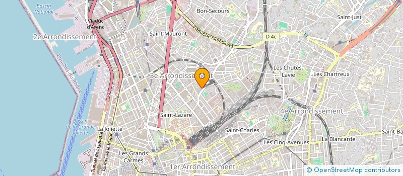 localisation de l'entreprise SUD'INVEST à MARSEILLE
