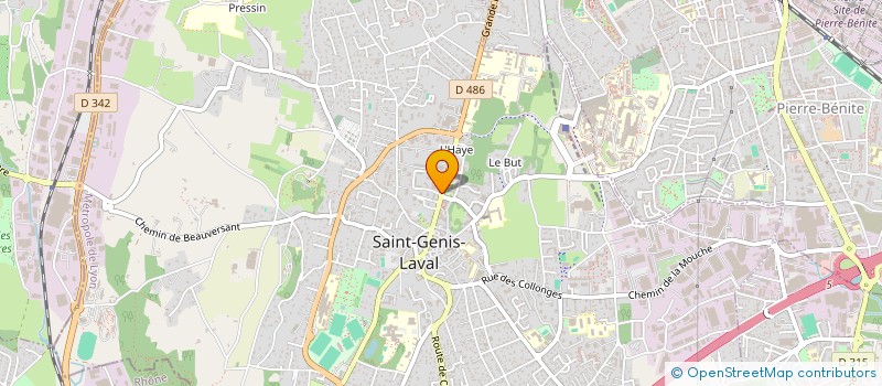 localisation de l'entreprise SUD INVEST  SAINT-GENIS-LAVAL