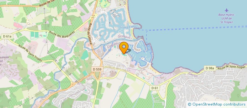 localisation de l'entreprise SUD INVEST  COGOLIN