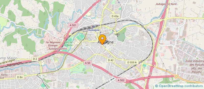 localisation de l'entreprise SUD INVEST IMMO à AUBAGNE