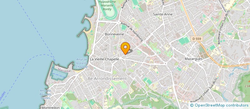 localisation de l'entreprise SUD INVESTIMMO  MARSEILLE