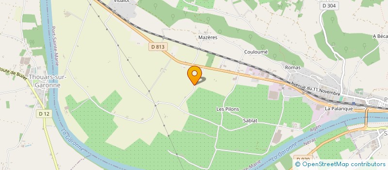 localisation de l'entreprise SUD-INVESTISSEMENT  MONTESQUIEU