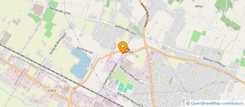 localisation de l'entreprise SUD ISO PEINTURE  BEAUPUY