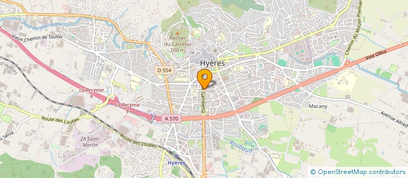 localisation de l'entreprise SUD ISOL ETANCHE  HYERES